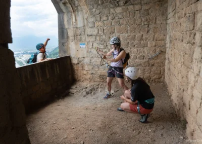 Arrivée de la via ferrata de la Bastille - Photo © Florian Garibal